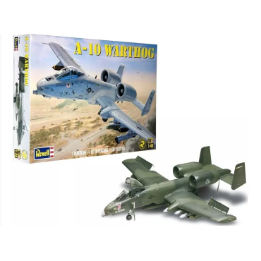 KIT PARA MONTAR REVELL AVIÃO A-10 WARTHOG 1/48 165 PEÇAS REV 15521